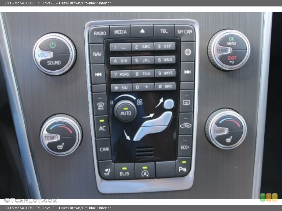 Hazel Brown/Off-Black Interior Controls for the 2016 Volvo XC60 T5 Drive-E #107208830