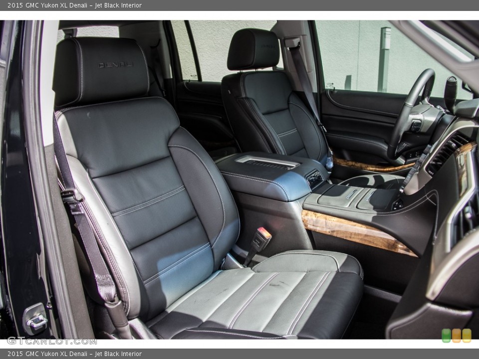 Jet Black Interior Front Seat for the 2015 GMC Yukon XL Denali #107209445