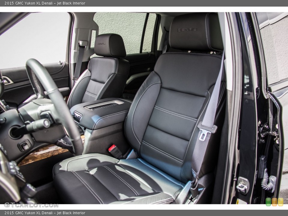 Jet Black Interior Front Seat for the 2015 GMC Yukon XL Denali #107209479