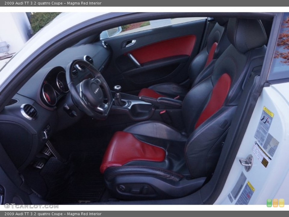 Magma Red Interior Photo for the 2009 Audi TT 3.2 quattro Coupe #107212625