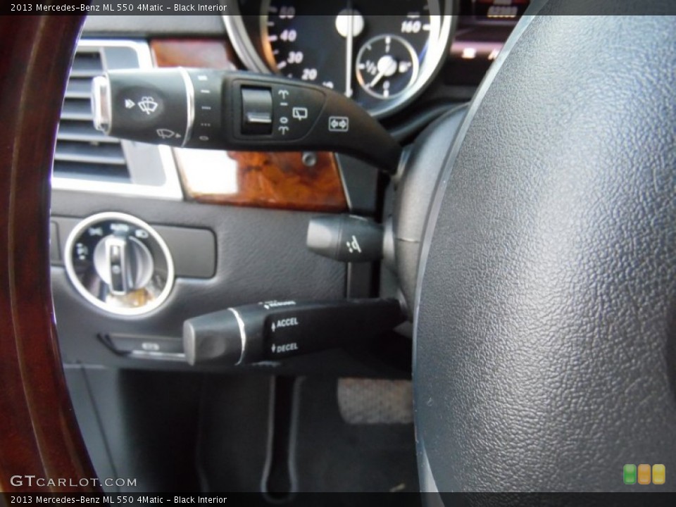 Black Interior Controls for the 2013 Mercedes-Benz ML 550 4Matic #107213855