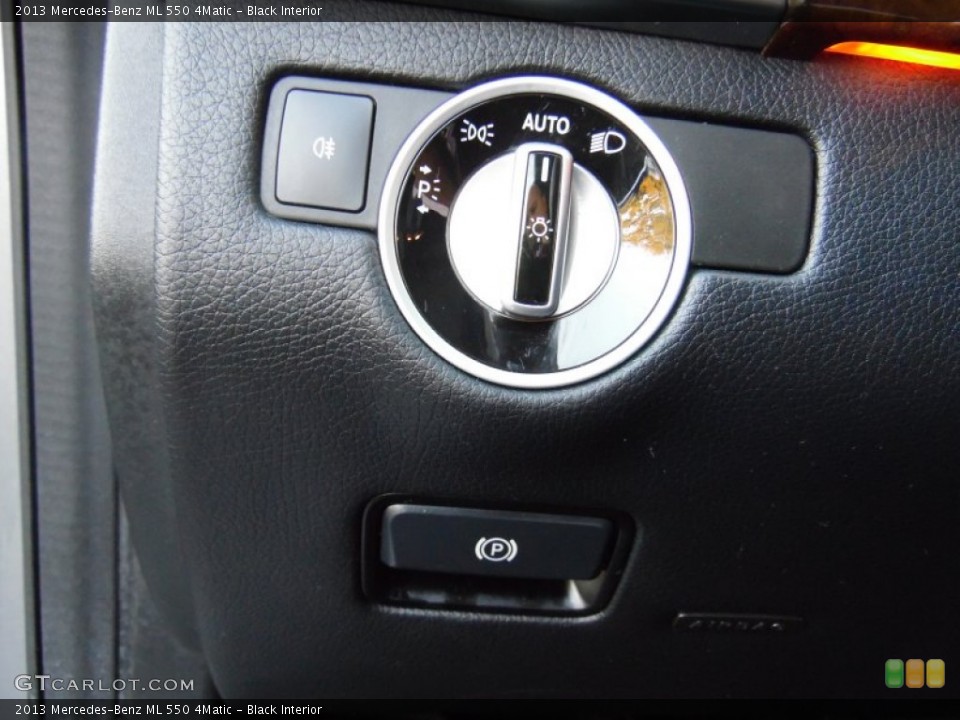 Black Interior Controls for the 2013 Mercedes-Benz ML 550 4Matic #107213879