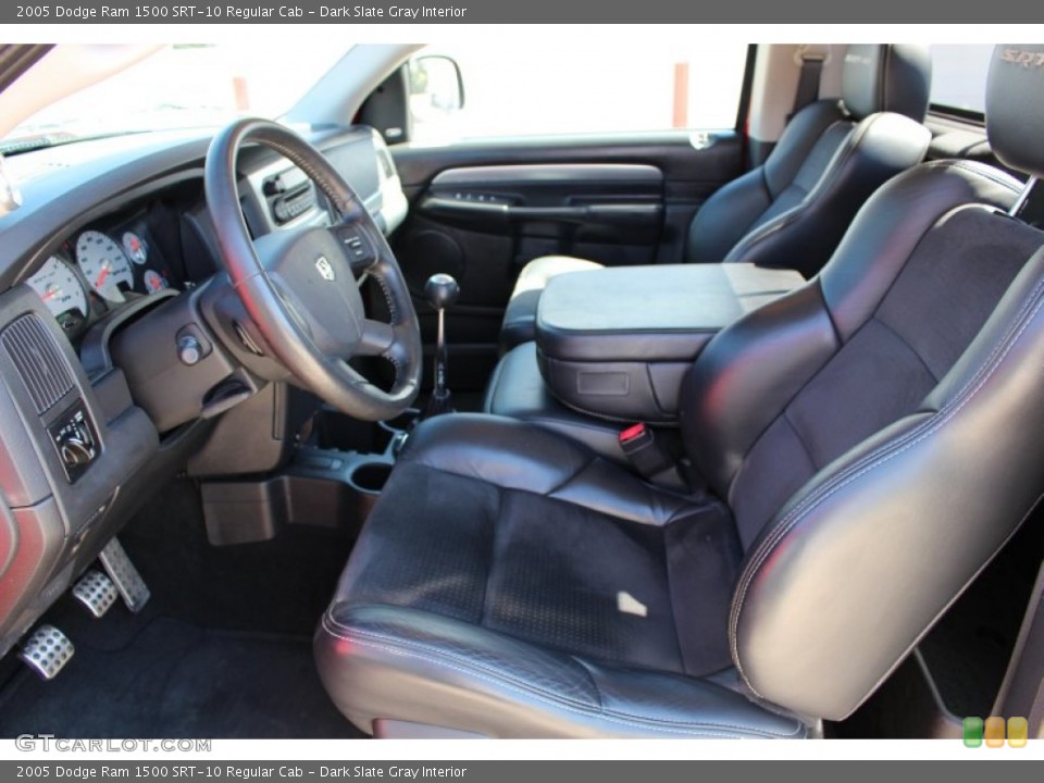 Dark Slate Gray Interior Photo for the 2005 Dodge Ram 1500 SRT-10 Regular Cab #107217662