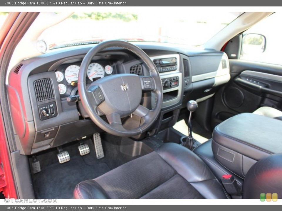 Dark Slate Gray Interior Prime Interior for the 2005 Dodge Ram 1500 SRT-10 Regular Cab #107217683