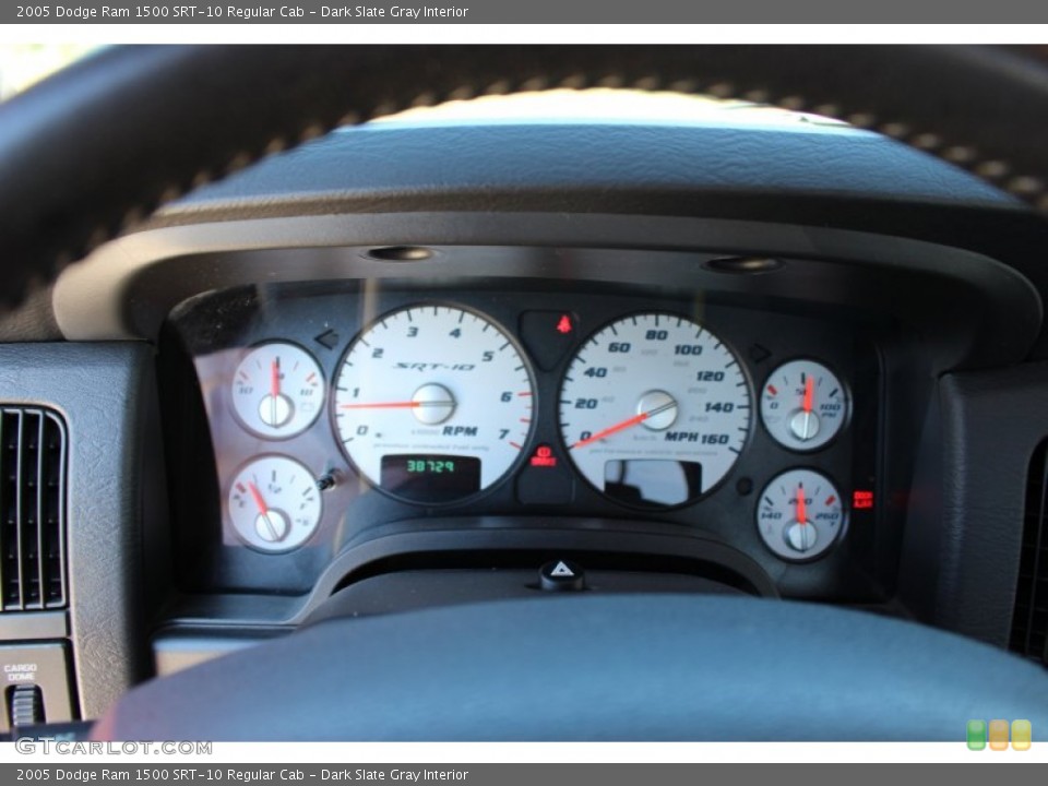 Dark Slate Gray Interior Gauges for the 2005 Dodge Ram 1500 SRT-10 Regular Cab #107217800