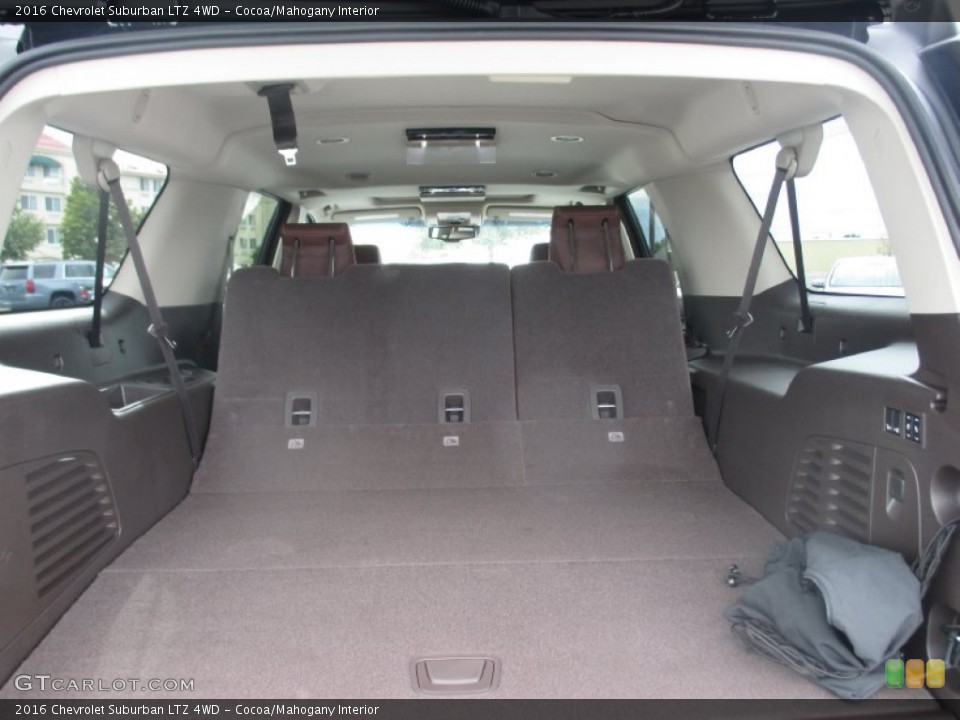 Cocoa/Mahogany Interior Trunk for the 2016 Chevrolet Suburban LTZ 4WD #107218877