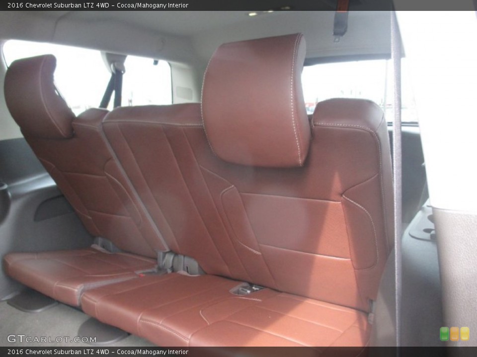 Cocoa/Mahogany Interior Rear Seat for the 2016 Chevrolet Suburban LTZ 4WD #107218898