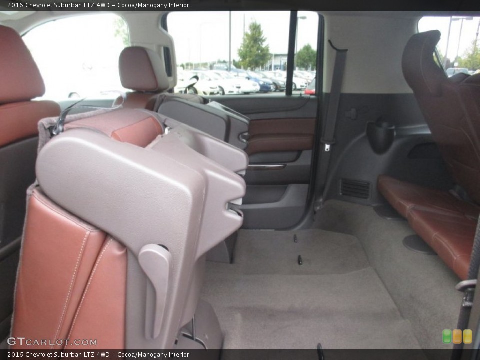 Cocoa/Mahogany Interior Rear Seat for the 2016 Chevrolet Suburban LTZ 4WD #107218922