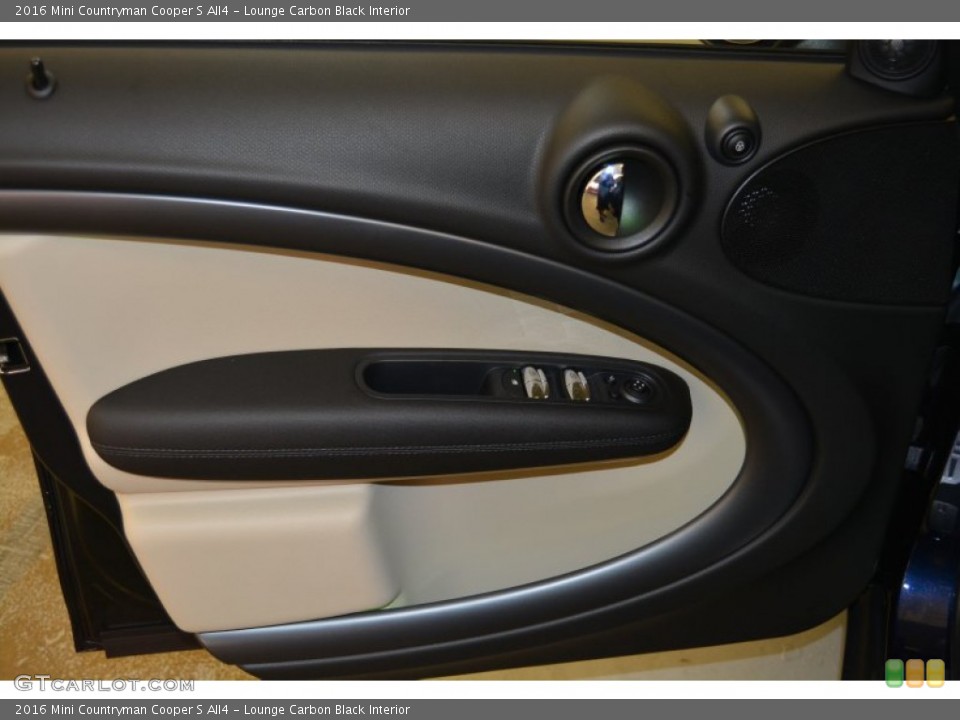 Lounge Carbon Black Interior Door Panel for the 2016 Mini Countryman Cooper S All4 #107226126