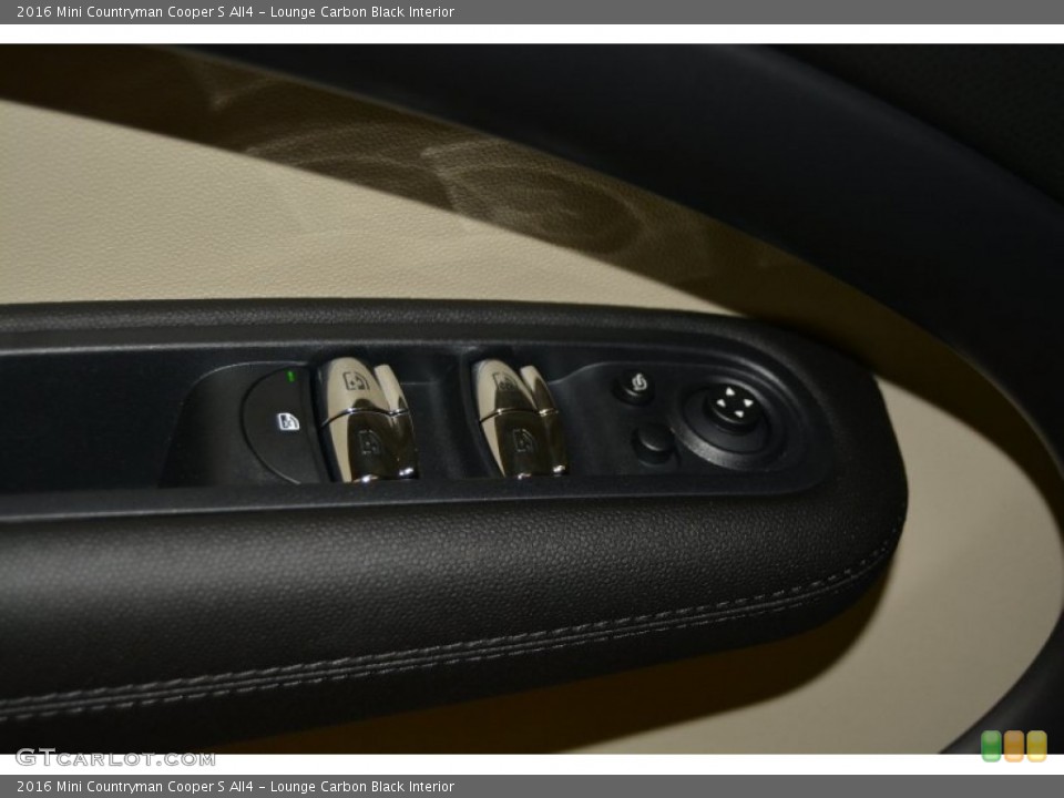 Lounge Carbon Black Interior Controls for the 2016 Mini Countryman Cooper S All4 #107226152