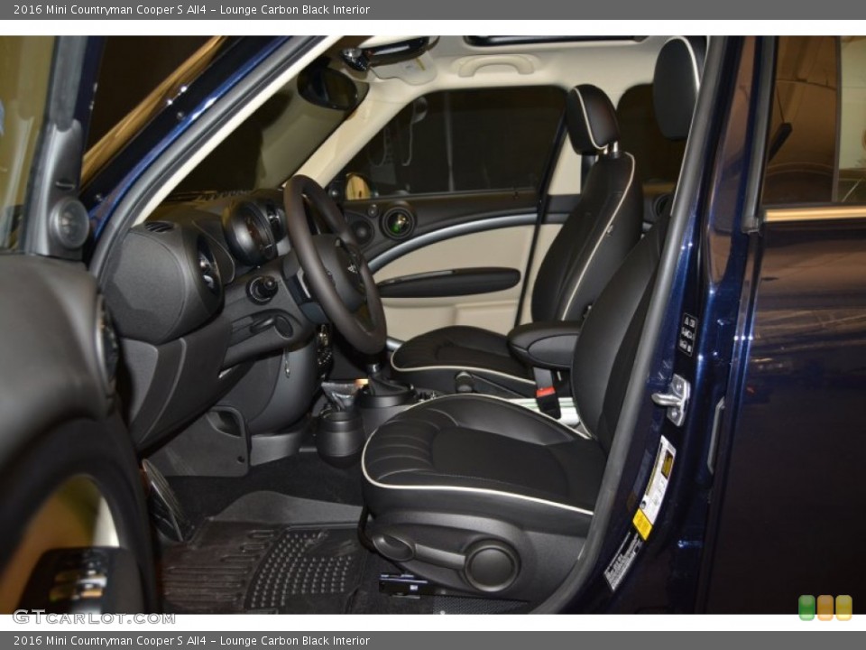 Lounge Carbon Black Interior Photo for the 2016 Mini Countryman Cooper S All4 #107226177