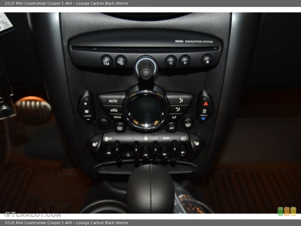 Lounge Carbon Black Interior Controls for the 2016 Mini Countryman Cooper S All4 #107226326