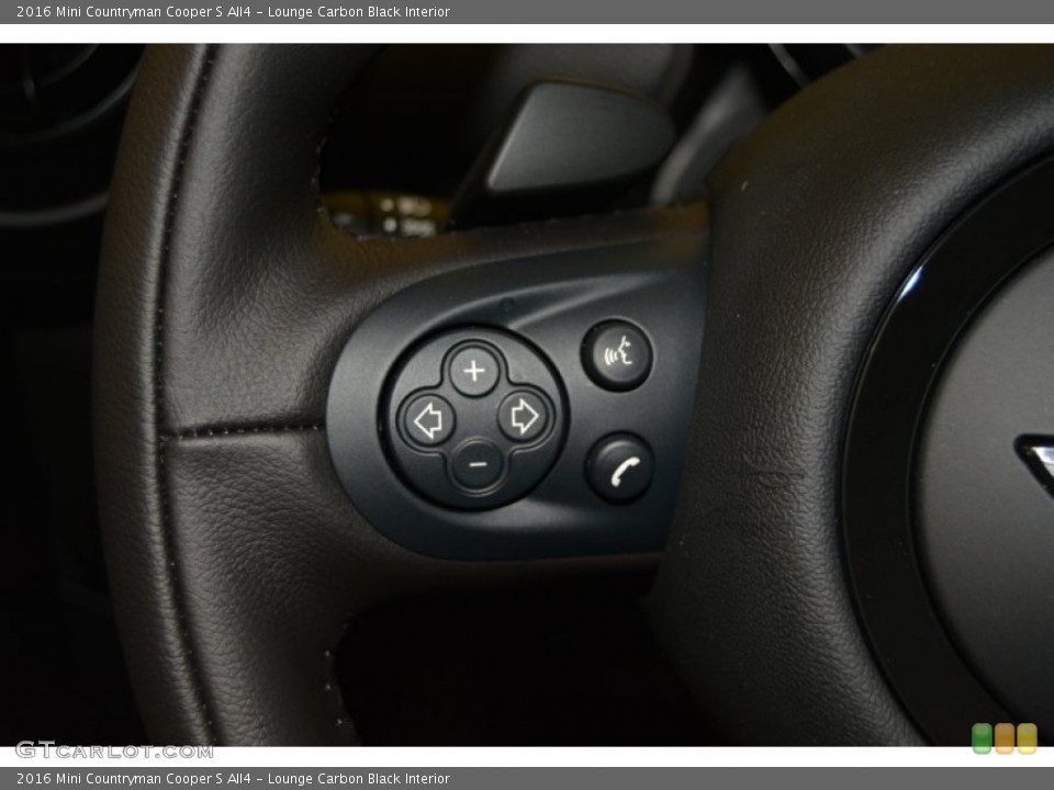 Lounge Carbon Black Interior Controls for the 2016 Mini Countryman Cooper S All4 #107226389