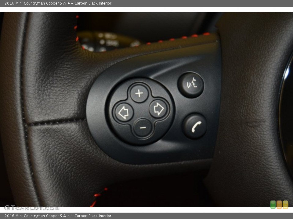 Carbon Black Interior Controls for the 2016 Mini Countryman Cooper S All4 #107226905