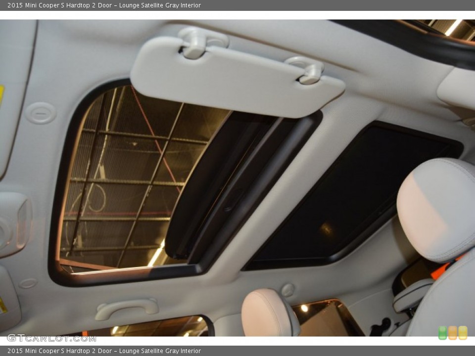 Lounge Satellite Gray Interior Sunroof for the 2015 Mini Cooper S Hardtop 2 Door #107229773