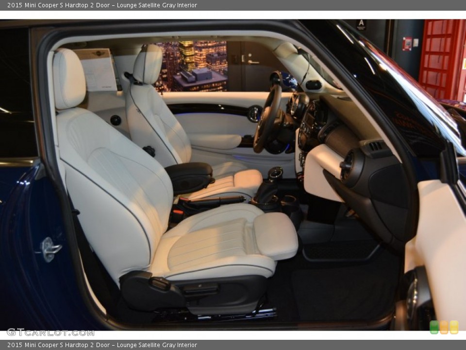 Lounge Satellite Gray Interior Front Seat for the 2015 Mini Cooper S Hardtop 2 Door #107229791