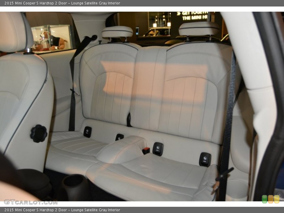 Lounge Satellite Gray Interior Rear Seat for the 2015 Mini Cooper S Hardtop 2 Door #107229815