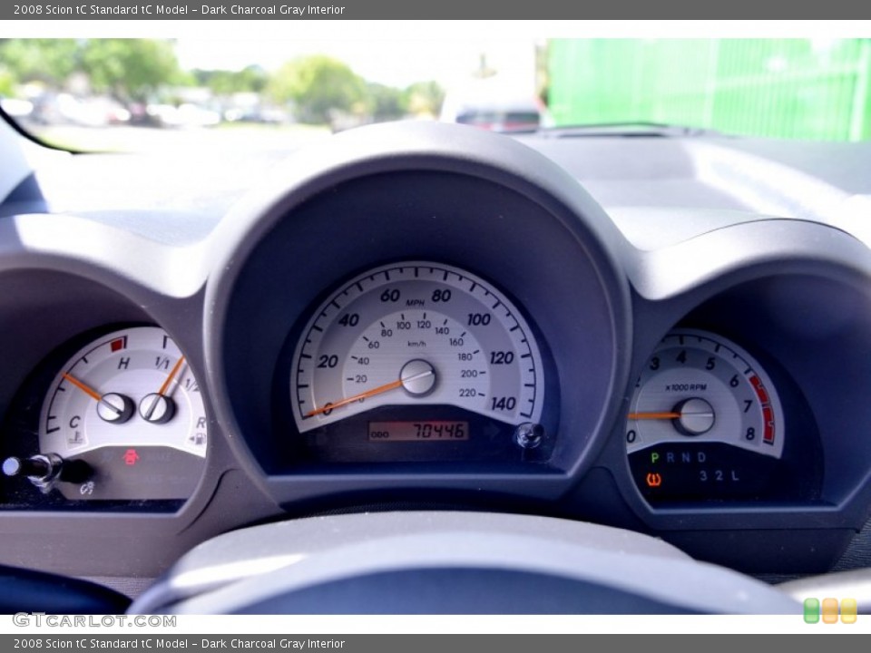Dark Charcoal Gray Interior Gauges for the 2008 Scion tC  #107231117