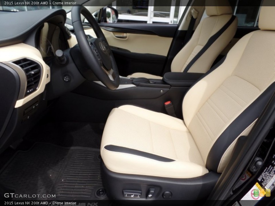 Creme Interior Front Seat for the 2015 Lexus NX 200t AWD #107232965
