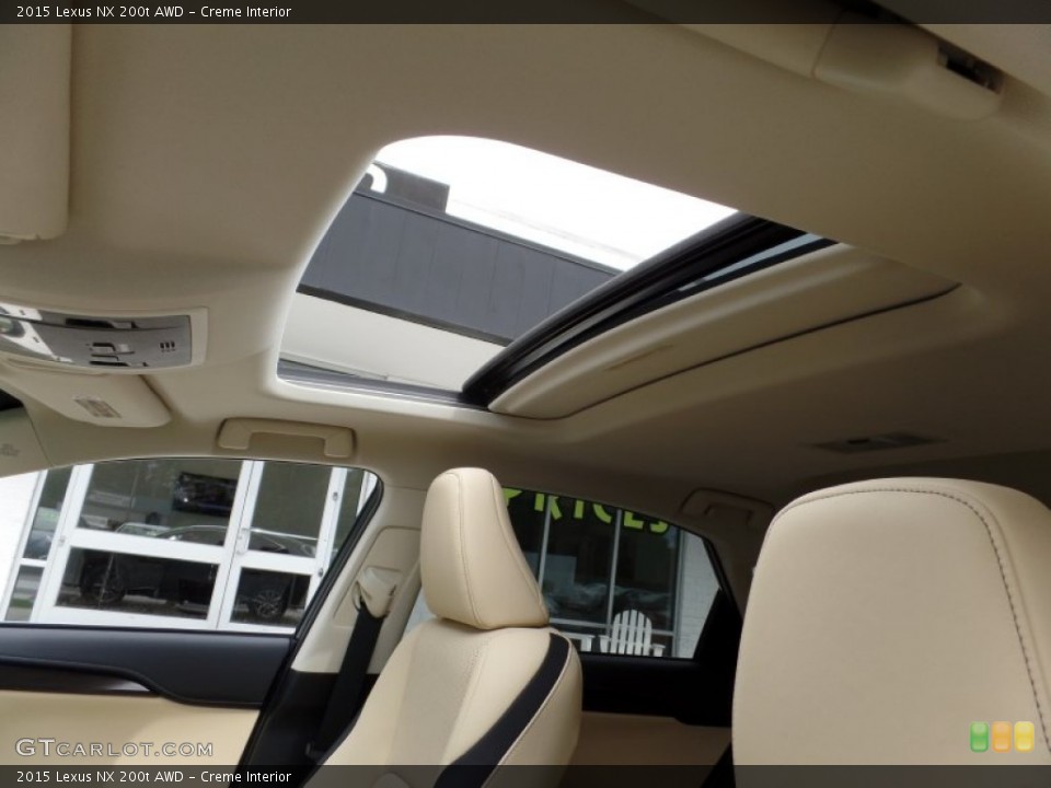 Creme Interior Sunroof for the 2015 Lexus NX 200t AWD #107232983