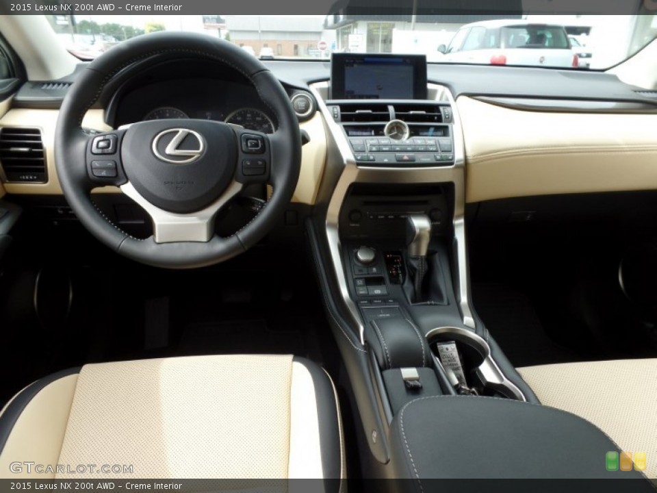 Creme Interior Dashboard for the 2015 Lexus NX 200t AWD #107233073
