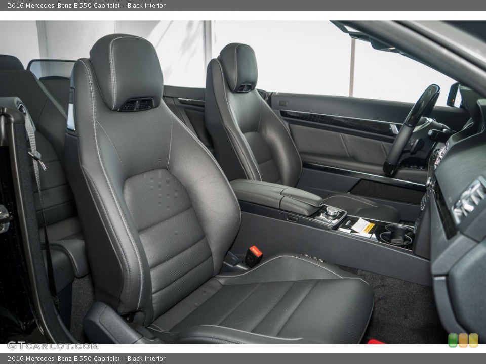 Black Interior Photo for the 2016 Mercedes-Benz E 550 Cabriolet #107235425