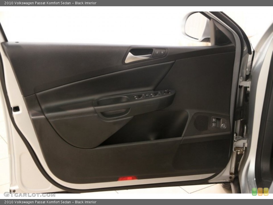 Black Interior Door Panel for the 2010 Volkswagen Passat Komfort Sedan #107238710