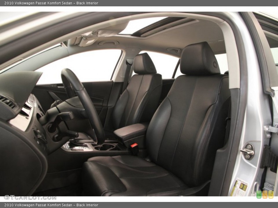 Black Interior Photo for the 2010 Volkswagen Passat Komfort Sedan #107238728