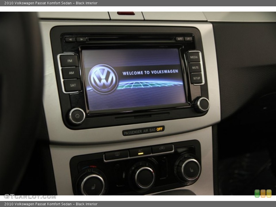 Black Interior Controls for the 2010 Volkswagen Passat Komfort Sedan #107238798