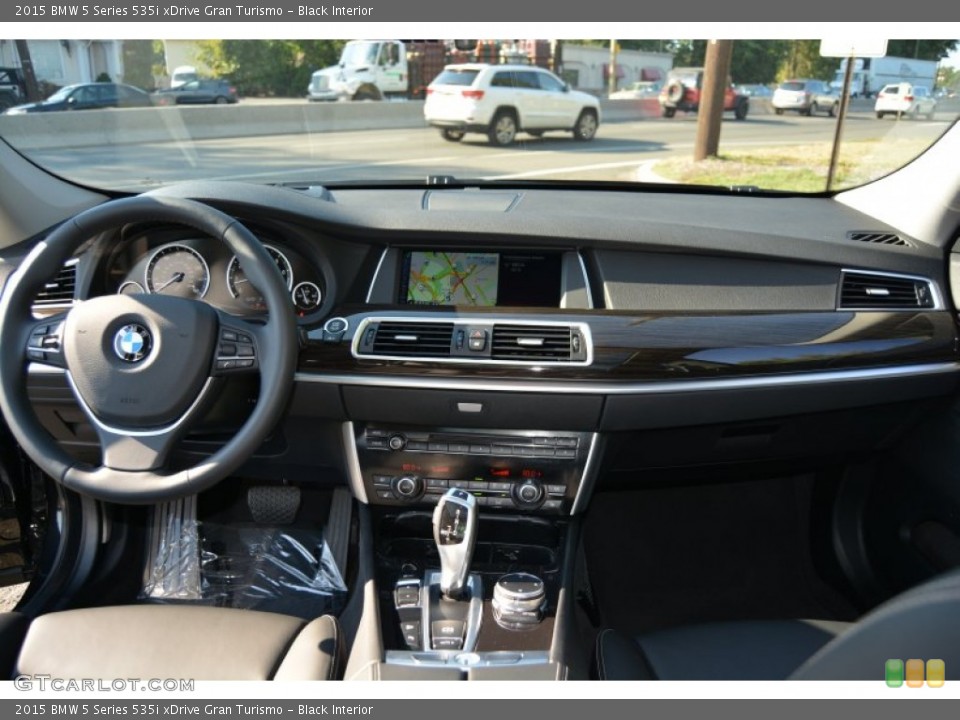 Black Interior Dashboard for the 2015 BMW 5 Series 535i xDrive Gran Turismo #107239424