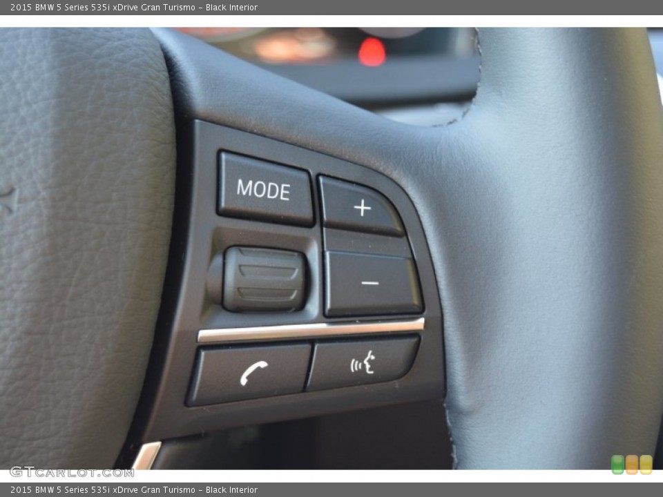 Black Interior Controls for the 2015 BMW 5 Series 535i xDrive Gran Turismo #107239538