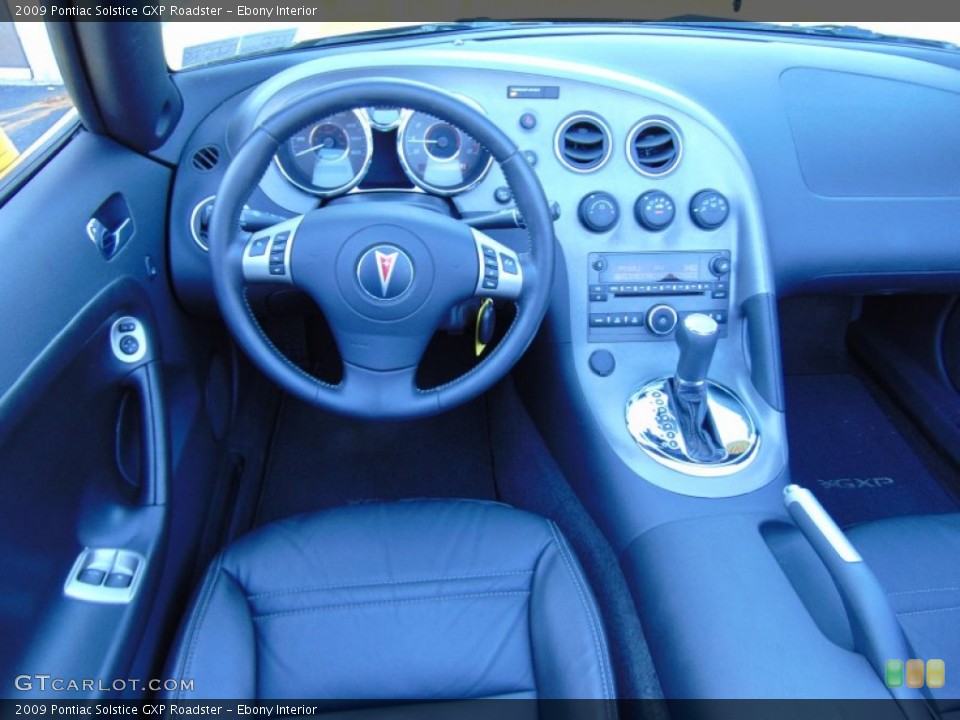 Ebony Interior Photo for the 2009 Pontiac Solstice GXP Roadster #107240726