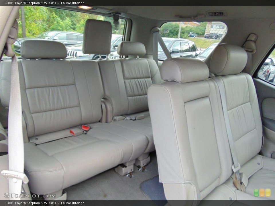 Taupe Interior Rear Seat for the 2006 Toyota Sequoia SR5 4WD #107241572
