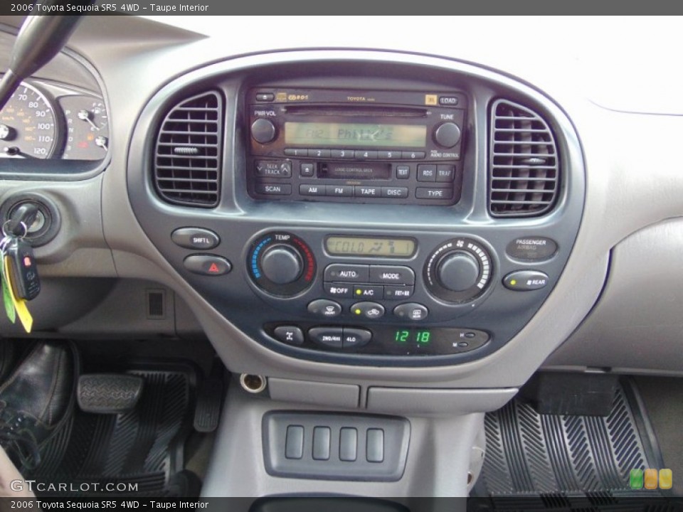 Taupe Interior Controls for the 2006 Toyota Sequoia SR5 4WD #107241656