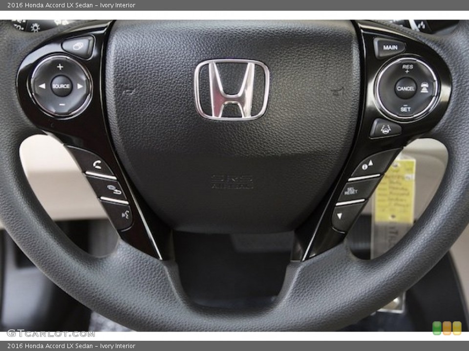 Ivory Interior Controls for the 2016 Honda Accord LX Sedan #107249618