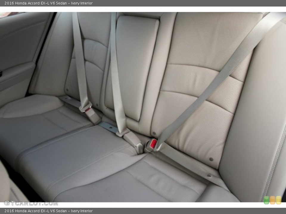 Ivory Interior Rear Seat for the 2016 Honda Accord EX-L V6 Sedan #107251292