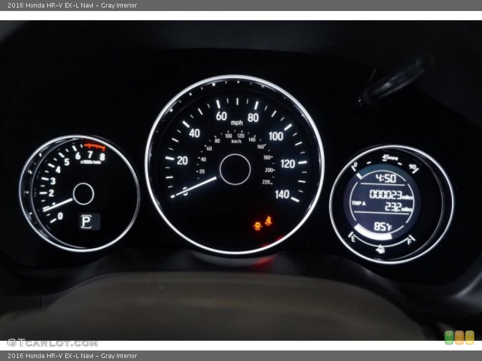 Gray Interior Gauges for the 2016 Honda HR-V EX-L Navi #107252363