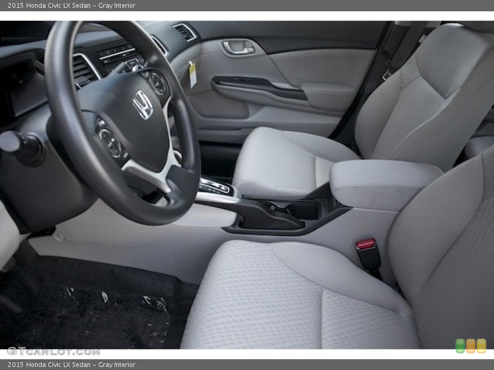 Gray Interior Photo for the 2015 Honda Civic LX Sedan #107252789
