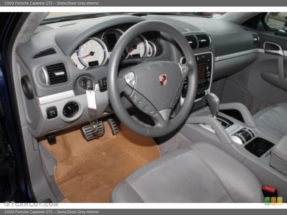 Stone/Steel Grey 2009 Porsche Cayenne Interiors