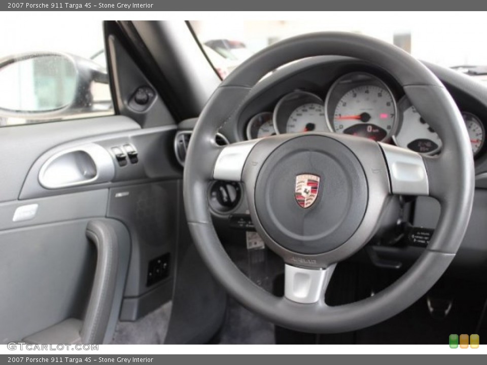 Stone Grey Interior Steering Wheel for the 2007 Porsche 911 Targa 4S #107255150