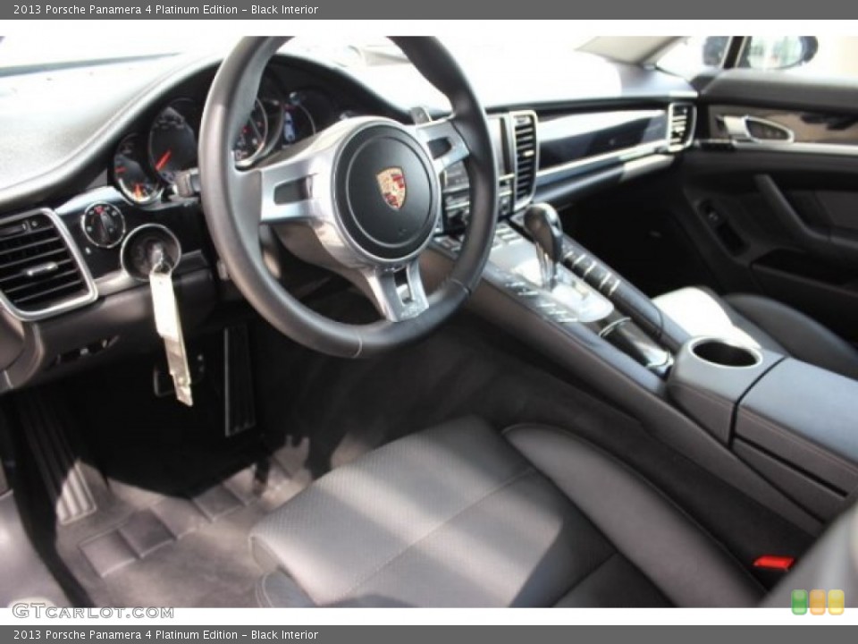 Black Interior Photo for the 2013 Porsche Panamera 4 Platinum Edition #107255687