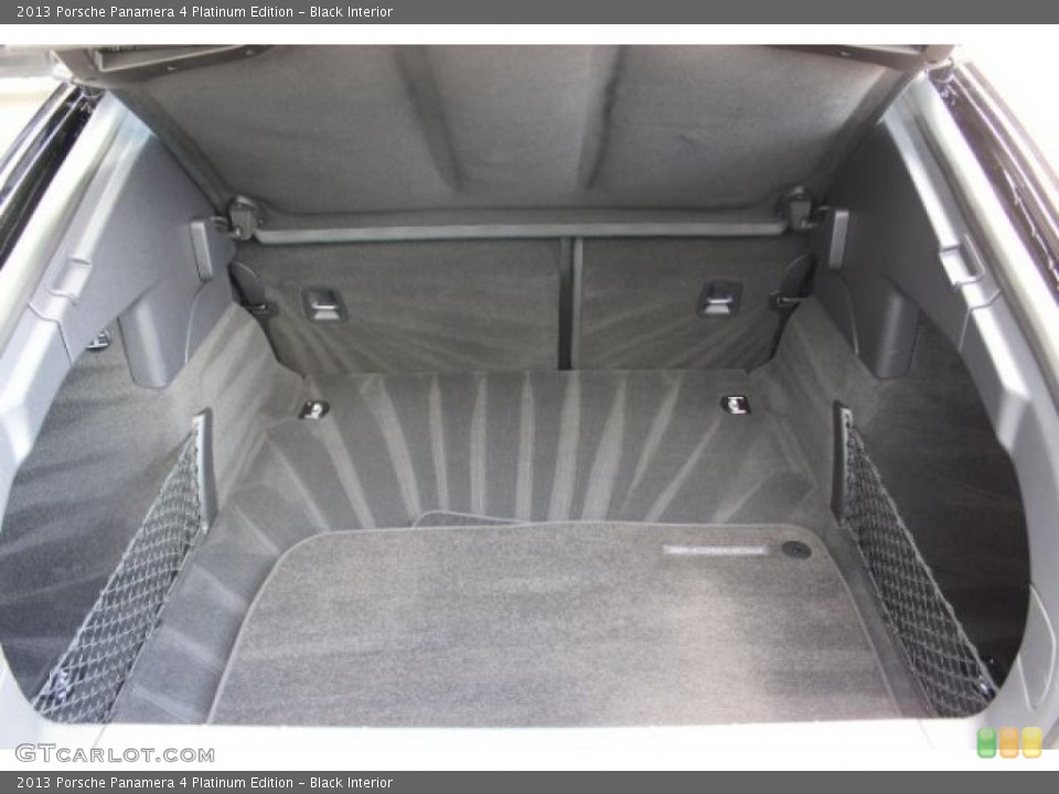 Black Interior Trunk for the 2013 Porsche Panamera 4 Platinum Edition #107256029