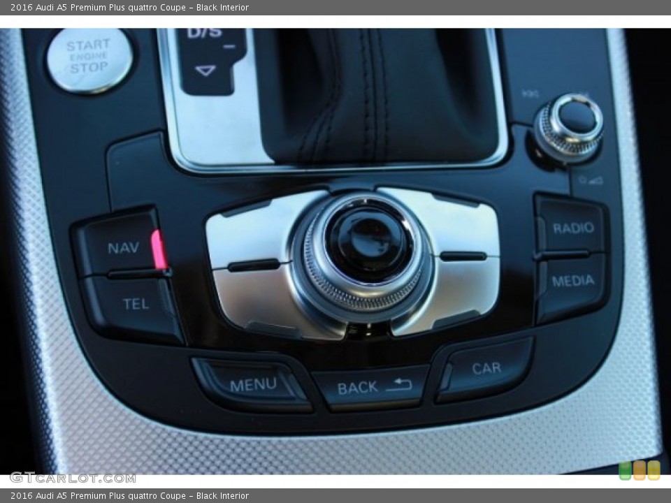 Black Interior Controls for the 2016 Audi A5 Premium Plus quattro Coupe #107259509