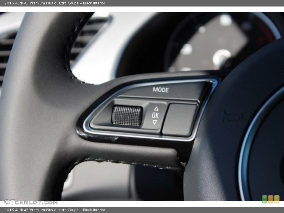 Black Interior Controls for the 2016 Audi A5 Premium Plus quattro Coupe #107259617