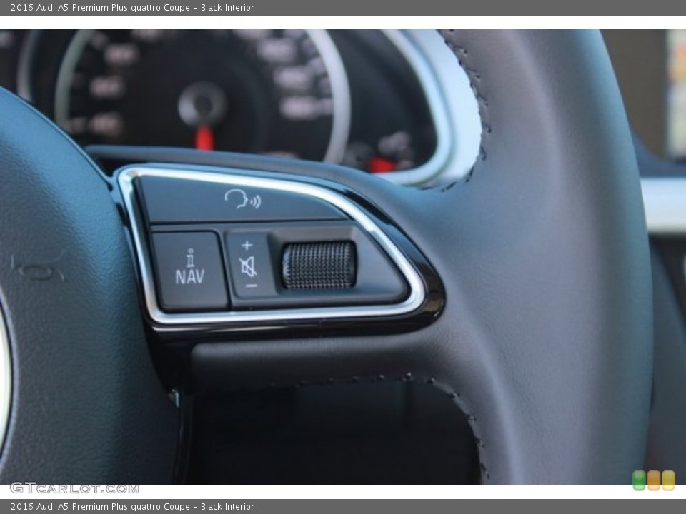 Black Interior Controls for the 2016 Audi A5 Premium Plus quattro Coupe #107259635