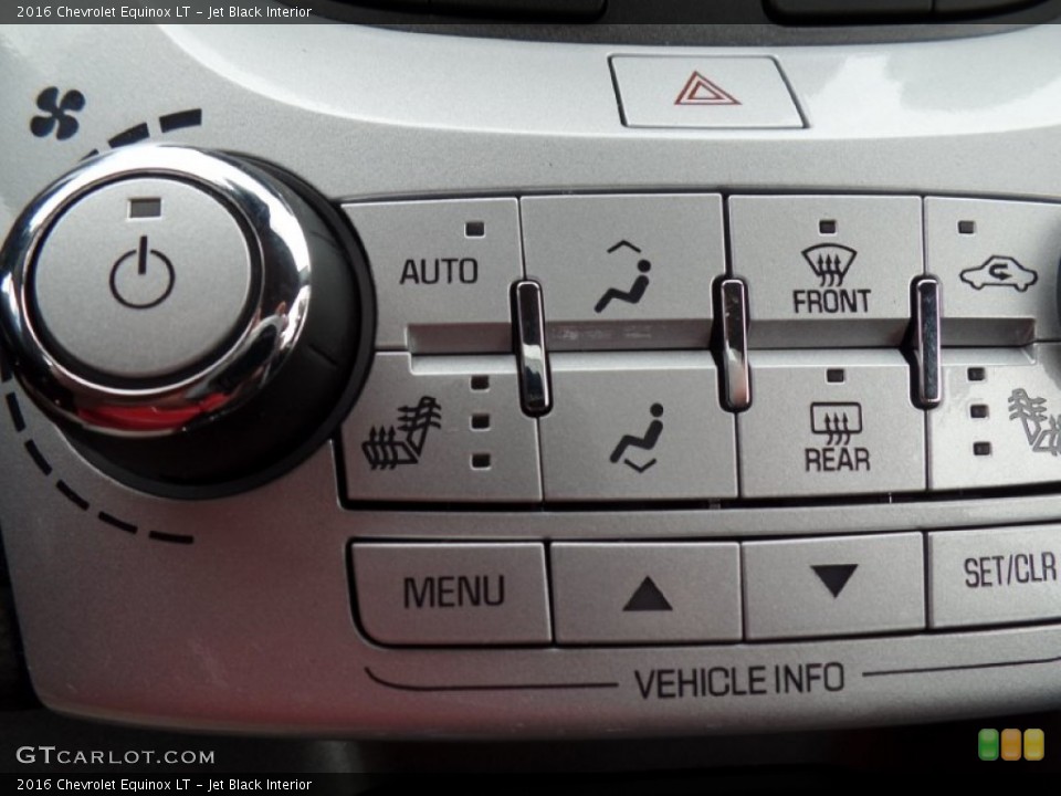 Jet Black Interior Controls for the 2016 Chevrolet Equinox LT #107259812