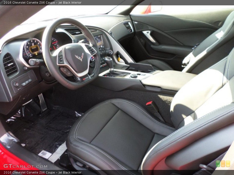 Jet Black Interior Photo for the 2016 Chevrolet Corvette Z06 Coupe #107263748