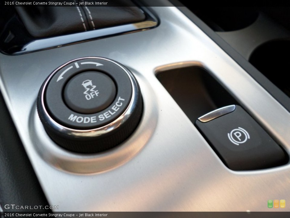 Jet Black Interior Controls for the 2016 Chevrolet Corvette Stingray Coupe #107264735