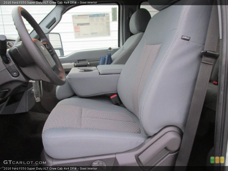 Steel Interior Front Seat for the 2016 Ford F350 Super Duty XLT Crew Cab 4x4 DRW #107269888