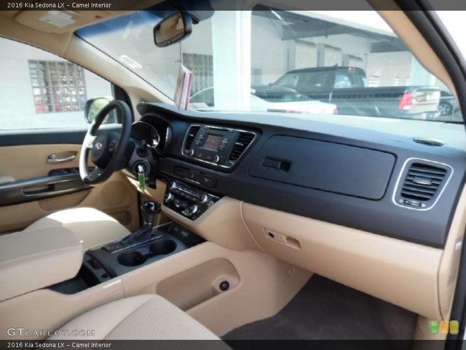 Camel Interior Dashboard for the 2016 Kia Sedona LX #107274107